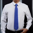 thumbnail image 2 of KOOELLE Men's Ties Solid Pure Color Plain Neckties Formal Black Ties For Men, 2 of 5