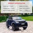 thumbnail image 2 of Licensed Land Rover 12V Ride-On Car, 2-Seater with Remote Control & LED Lights, 2 of 6