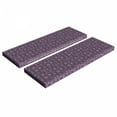thumbnail image 1 of Eggplant Bench Cushion Set of 2, Christmas Inspired Flowers Snowflakes and Swirls in a Violet Delicate Environment, Standard Size Foam Pad and Decorative Cover, Violet, by Ambesonne, 1 of 4