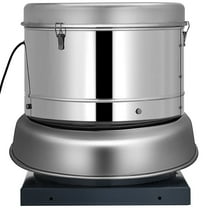 SKYSHALO 2400 cfm Roof Fan Up-blast Restaurant Exhaust Fan High Speed Direct Drive Up-blast Exhaust Fan 250w