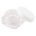 thumbnail image 2 of fastboy 10PCS Square Clear Mixed Colors Cosmetic Empty Jar Makeup Pot Face Cream Eye Shadow Container Case Box 3g/5g, 2 of 7