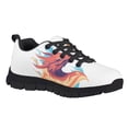 thumbnail image 2 of Chririnla Flame Dragon Shoes for Boys Size 1.5 Big Kid Cool Sneakers Breathable Lightweight Athletic Running Shoes School Knitted Mesh Trainer, 2 of 7
