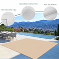 thumbnail image 3 of Khaki Solid Color Outdoor Rug for Patio/Deck/Porch, Non-Slip Large Area Rug 5 x 8 Ft, Aesthetics Contemporary Luxury Indoor Outdoor Rugs Washable Area Rugs, Reversible Camping Rug Carpet Runner, 3 of 8