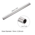 thumbnail image 2 of Uxcell 15mm x 1mm x 250mm 304 Stainless Steel Tube for Industry Machinery, 2 of 5