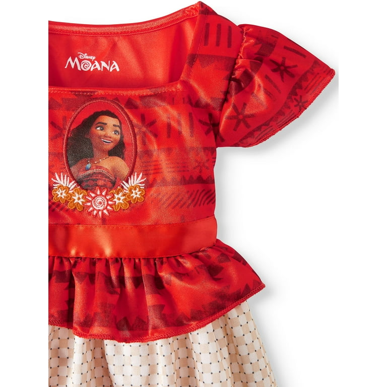 Disney s Moana Toddler Girls Fantasy Nightgown Pajamas 2T 4T