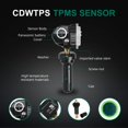 thumbnail image 4 of Sensor TPMS CDWTPS 315 MHz, paquete de 4 unidades para Ford F-150 Edge Ranger, 4 of 7