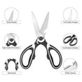 thumbnail image 5 of Miyuadkai Multifunctional Stainless Steel Kitchen Scissors - Heavy Duty for Chicken Bones, Food, Poultry - Ultra Sharp, Panda Design, 5 of 7