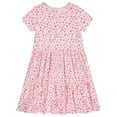 thumbnail image 2 of Btween Girls Dresses 3 Pack Short Sleeve Skater, Tiered & Ruffle Sleeve Dresses, Soft Brushed ITY Fabric, 2 of 4