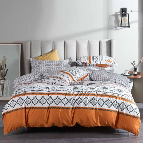 EARKITY Comforter Set, Bedding Duvet Cover Sets, Lightweight Soft Breathable Farmhouse Bedding Duvet Cover Set, Microfiber Soft and Breathable for All Season, 1 x Bedclothes, 2 x Pillowcase