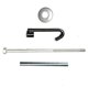 thumbnail image 2 of Kit de 4 ganchos for pernos de soporte de rueda de repuesto de automóvil for Mitsubishi Outlander 2013-2021 #MR594567, MF450007, MR491996 Piezas de desgaste de metal, 2 of 6