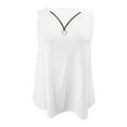 thumbnail image 4 of Nrmvnmi Summer Saving 2024 Tank Top Women Casual Soft Summer V Neck Sleeveless Tops 2024 Outfits Clothes, 4 of 5