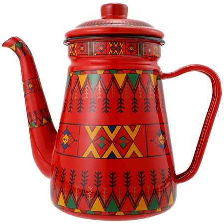 

Household Water Kettle Kitchen Teakettle Enameled Milk Container Hotel Teapot