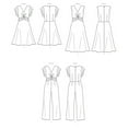 thumbnail image 6 of Butterick Sewing Pattern 6893 - Misses' Dress and Jumpsuit, Size: F5 (16-18-20-22-24), 6 of 6