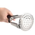 thumbnail image 1 of Potato Masher Stainless Steel Potato Rice Vegetable Fruit Garlic Smasher Food Press Smash Tool, 1 of 8