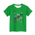 thumbnail image 6 of oelaio Kids 250 Years American Flag Shirt Patriotic 1776-2026 Anniversary Tee for Girls Boys 4th of July Celebration T-shirt Green 160, 6 of 7