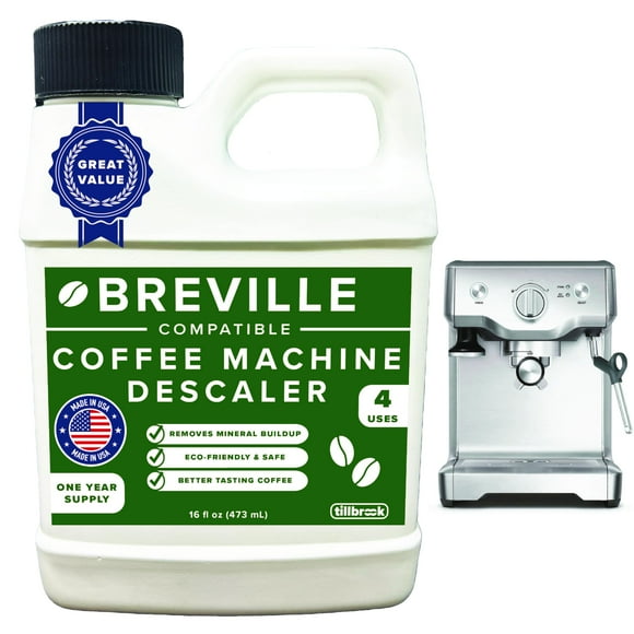 Descalcificador para cafetera Tillbrook Breville 473 ml, 4 usos