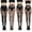 #02, variant on 4 Pack Halloween Pattern Fishnet Tights Black Sexy High Waist Bats Skull Fishnets Print Leggings Stockings for Women