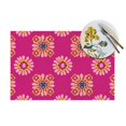 thumbnail image 4 of ZNDUO Placemats, 6 PCS Heat Resistant Stain Resistant Woven PVC Insulation Placemats, Durable Washable Elegant Table Mats for Dining-Moroccan Traditional Design, 18"x12", 4 of 6