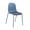 Whale Blue, variant on Jamesdar, Serena Stackable Dining Chair with cushion. Set of 4, Indoor/ Outdoor, Polypropylene, Steel, Whale Blue
