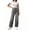 Gray, variant on Jeans for Women Flat Front High Waist Straight Leg Denim Pants Casual Loose Trendy Trousers with Pockets