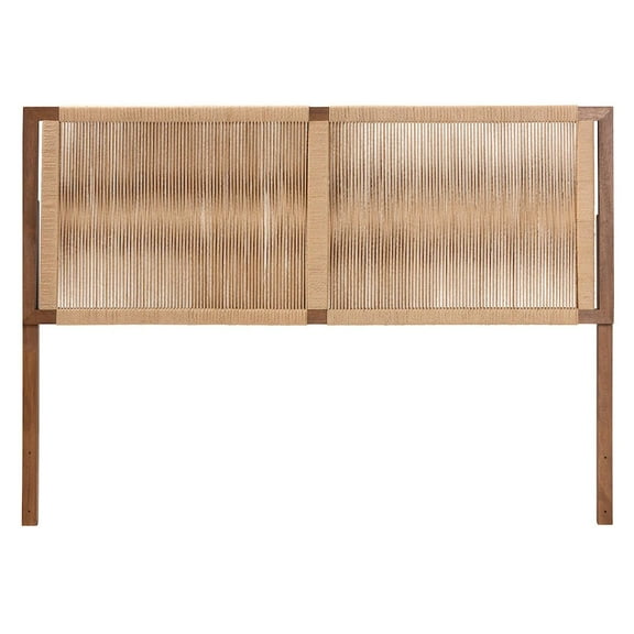 bali & pari Holitz Natural Rope Woven Headboard - Mountable Bed Backboard