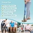 thumbnail image 3 of HSHDLDF Leg Lifter Strap for After Knee Surgery Hip Replacement Recovery Kit Medical Leg Loop Lifter Pull Strap Lift Assist Rigid Foot Lifter for Disabled Elderly Adults Handicap Mobility Aids Porta, 3 of 5