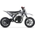 thumbnail image 4 of MotoTec 40cc Demon Kids Gas Dirt Bike 4-Stroke Motorcycle Pit Bike White, 4 of 6
