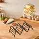 thumbnail image 4 of Aparatos de cocina, Accesorios de cocina, Utensilios de cocina, Utensilios de cocina Soporte para tacos ondulado de acero inoxidable Soporte para tacos Soporte para tacos Soporte para rollos, 4 of 5