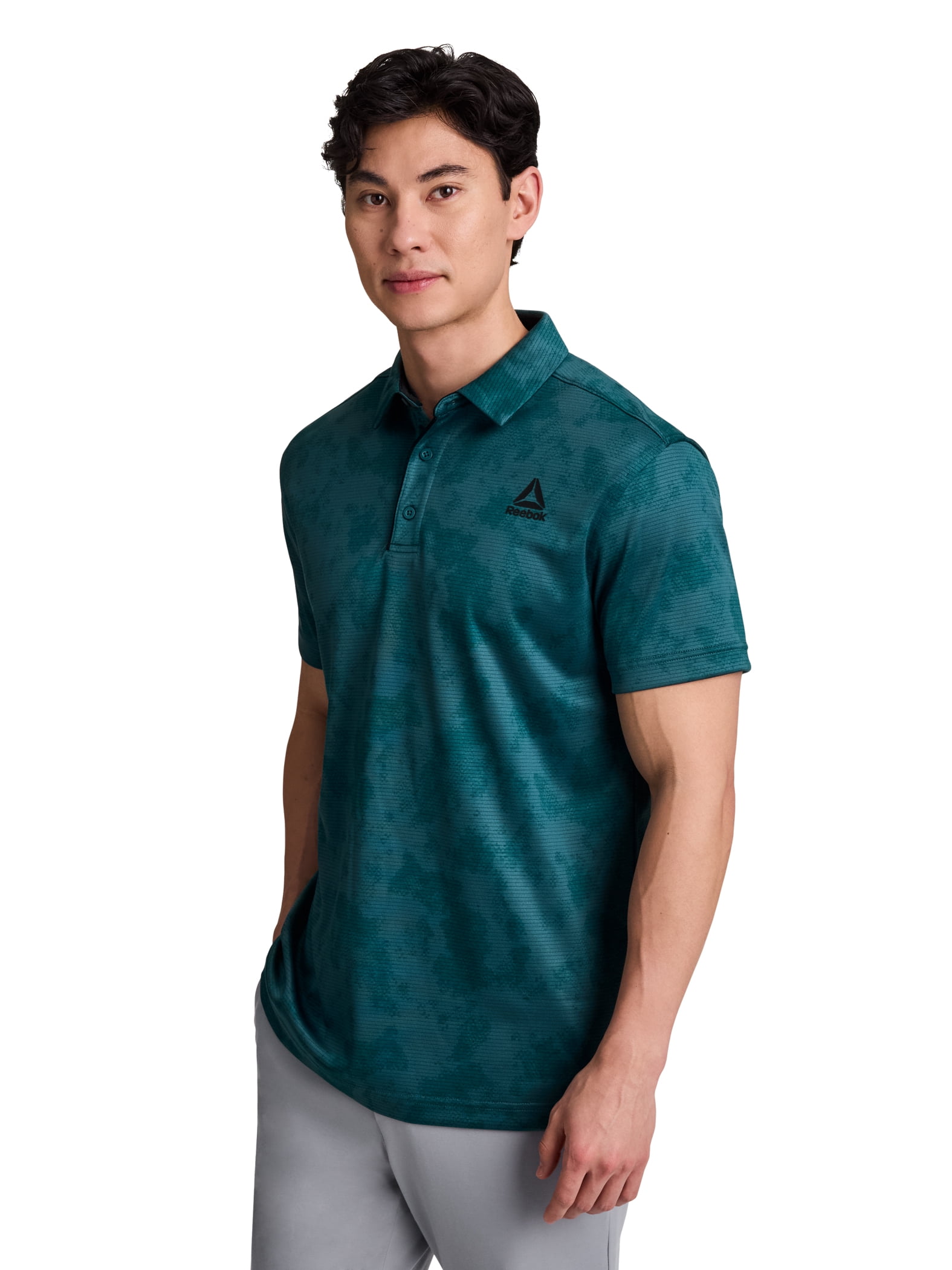 Reebok Men's and Big Men's Performance Polo Shirt, Sizes XS-5XL