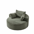 thumbnail image 1 of Sofa individual de algodón de seda 55'L, sin necesidad de ensamblaje, silla moderna y acogedora para salón, dormitorio, sala de estar y sala de proyección (no es una silla giratoria)., 1 of 5