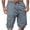 Dark Gray -BU21, variant on Nestiefly Mens Cargo Shorts Elastic Waist Drawstring Casual Work Outdoor Short Lightweight Summer Shorts with Multi Pocket Royal Blue M