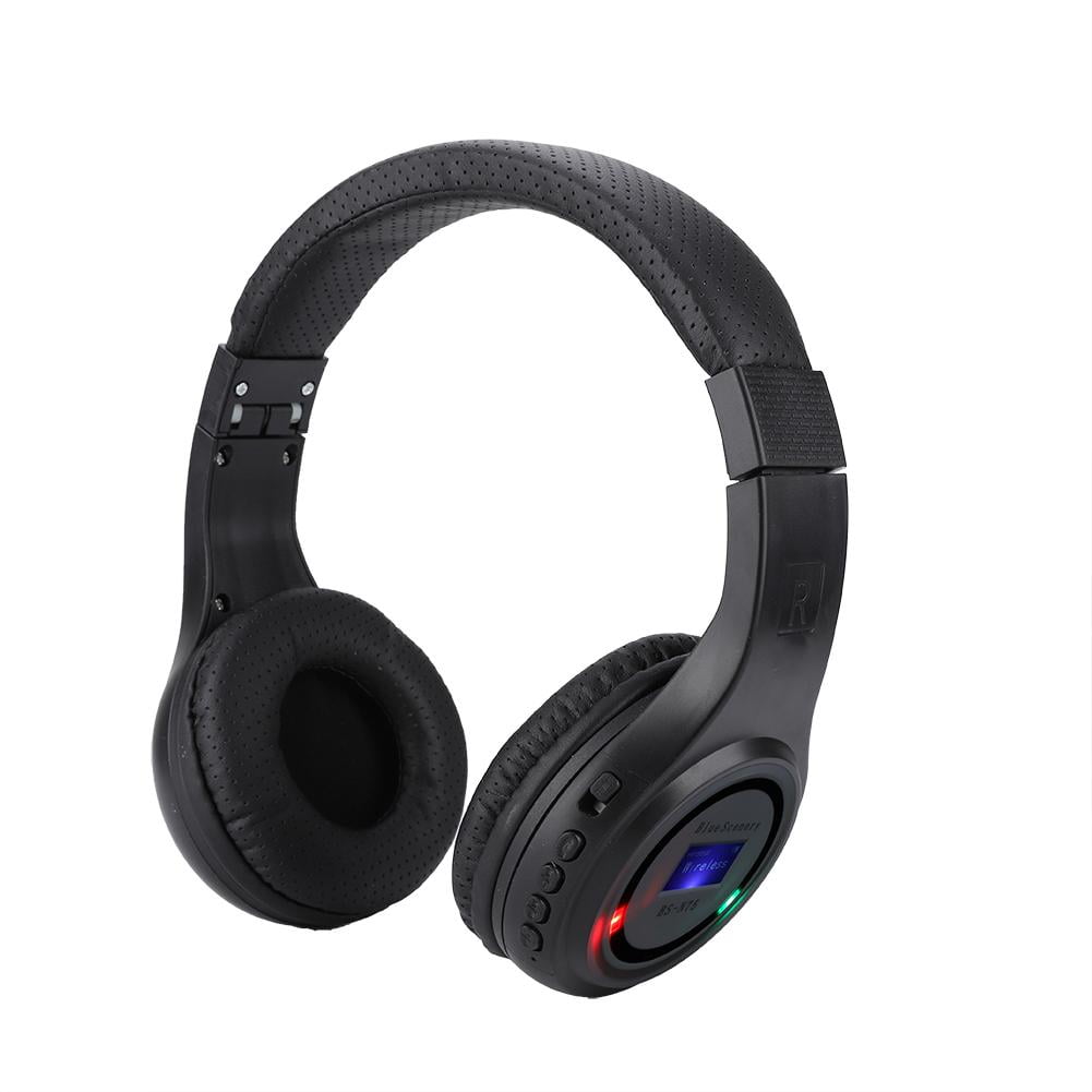 LYUMO New BSN75 Wireless Bluetooth Headphones Headset with LED Display