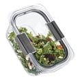 thumbnail image 4 of Rubbermaid Brilliance Food Storage Containers, 4.7 Cup, 4 Pack, Leak-Proof, BPA Free, Clear Tritan Plastic, 4 of 8