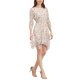 thumbnail image 5 of Vestido Floral para Mujer INSPIRE CHIC con Mangas Fruncidas y Ajuste Elástico M Blanco, 5 of 6