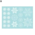 thumbnail image 2 of Cheers.US Christmas Window Clings Snowflake Decorations - Winter Xmas Party Supplies - Santa Claus Elf Reindeer Kid Peeking Decals Reusable Static Adhesive Sticker, 2 of 3