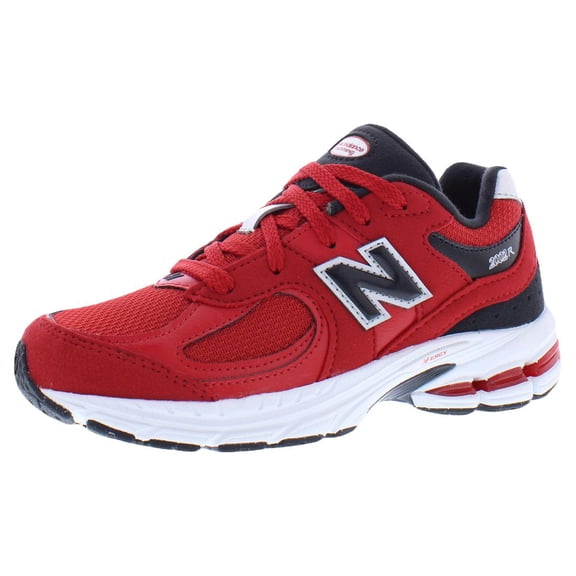 New Balance 2002 PS Boys Shoes Size 13, Color: Red/Black