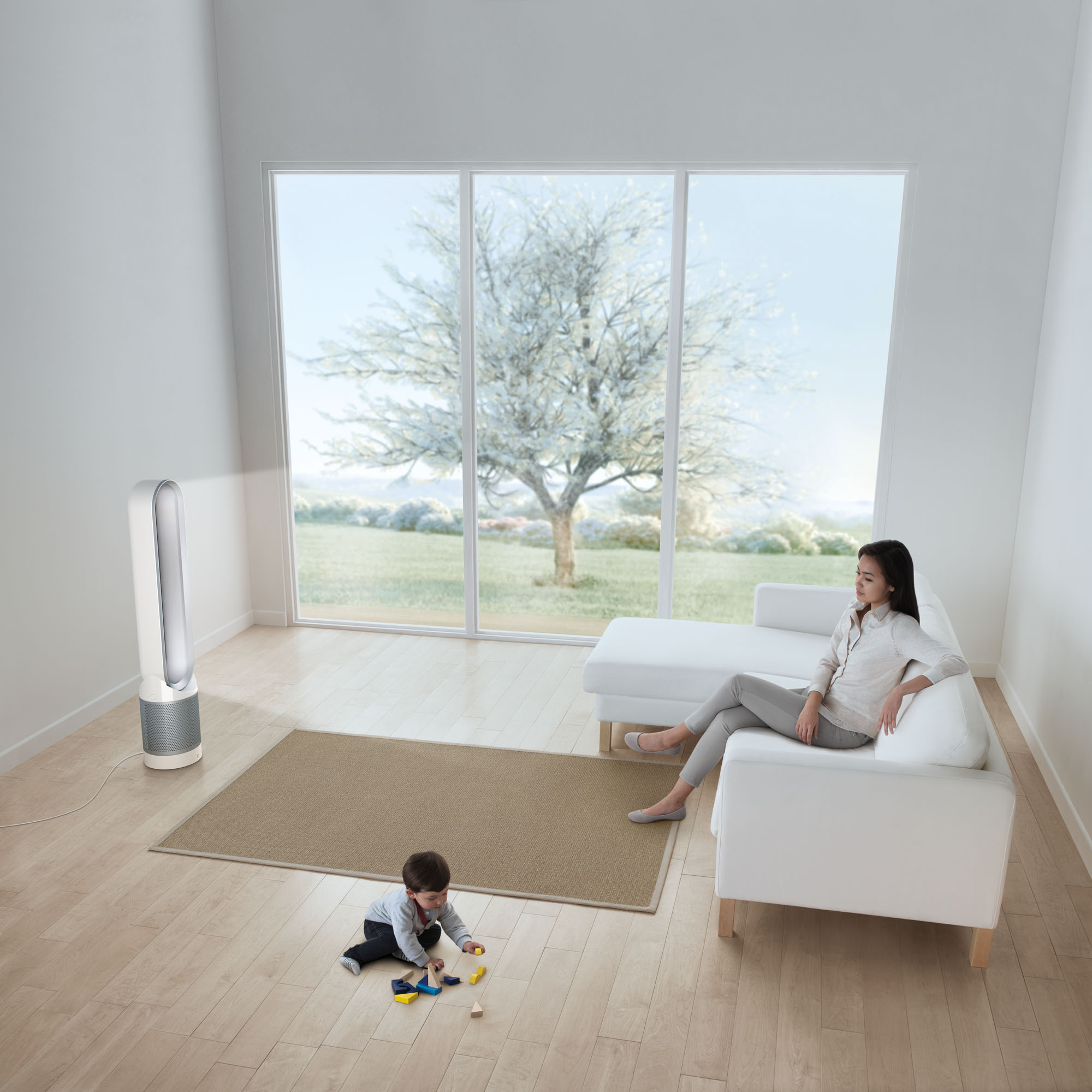 Dyson Pure Cool™ Purifying Fan TP01 | White/Silver | New - image 4 of 8