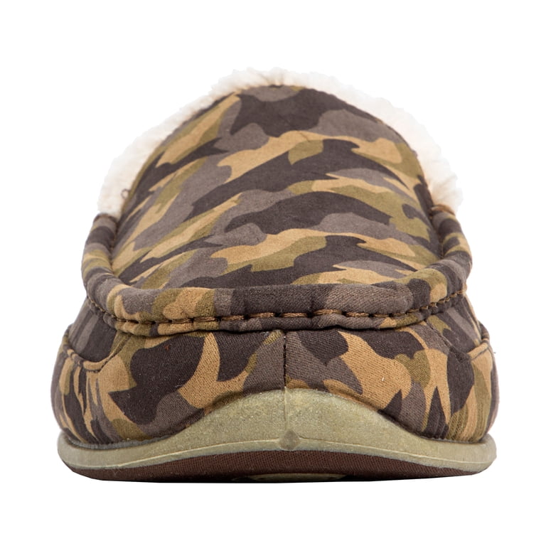Deer Stags Unisex Spun Microsuede Slipper - Brown/Brown Camo  display picture 3