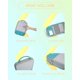 thumbnail image 5 of Juego de 6 cubos de compresión para viajes, bolsas ligeras organizadoras de equipaje, bolsas duraderas para ahorrar espacio, artículos esenciales de viaje, 5 of 6