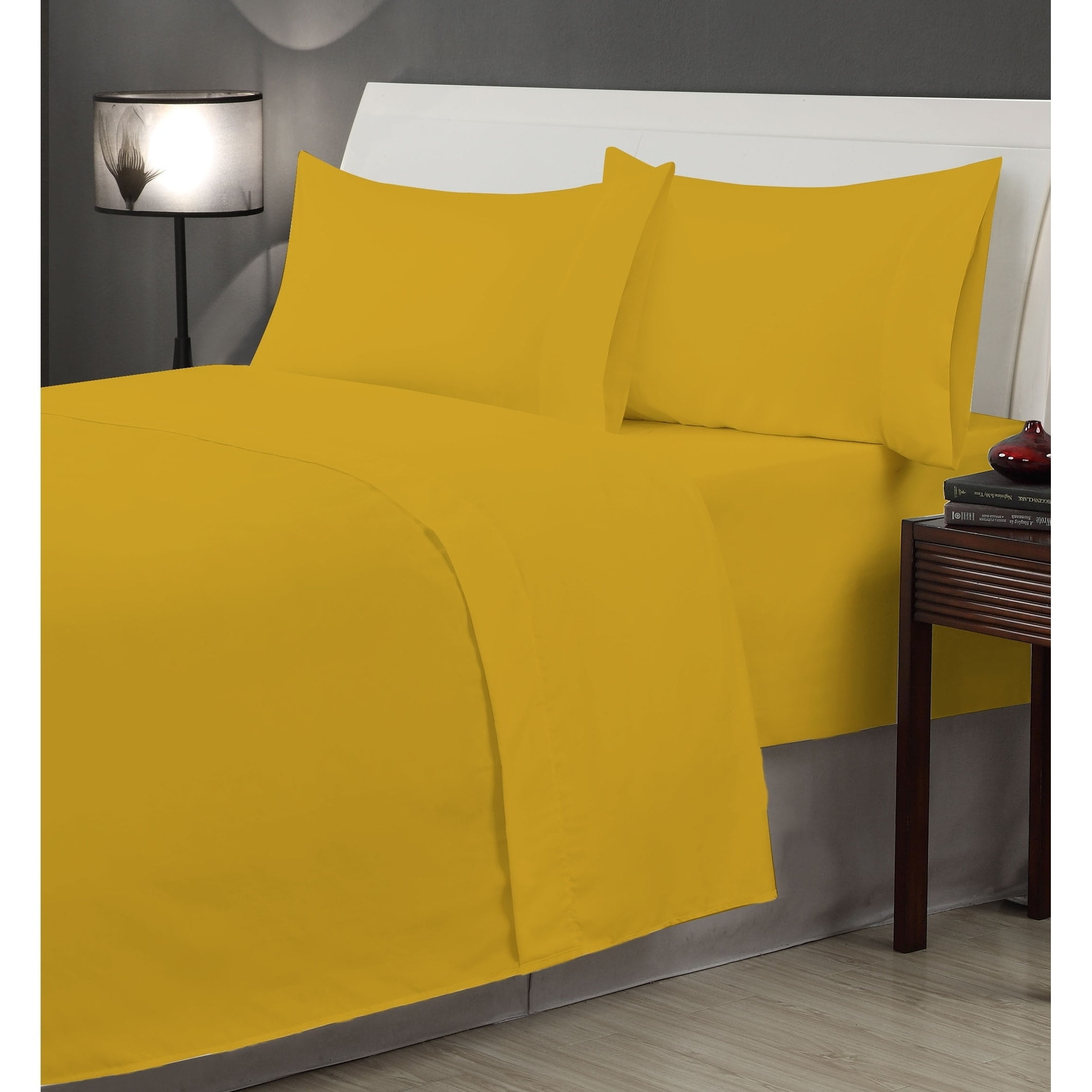 University Pride 6-Piece Bed Sheet Set - Gold - Twin XL