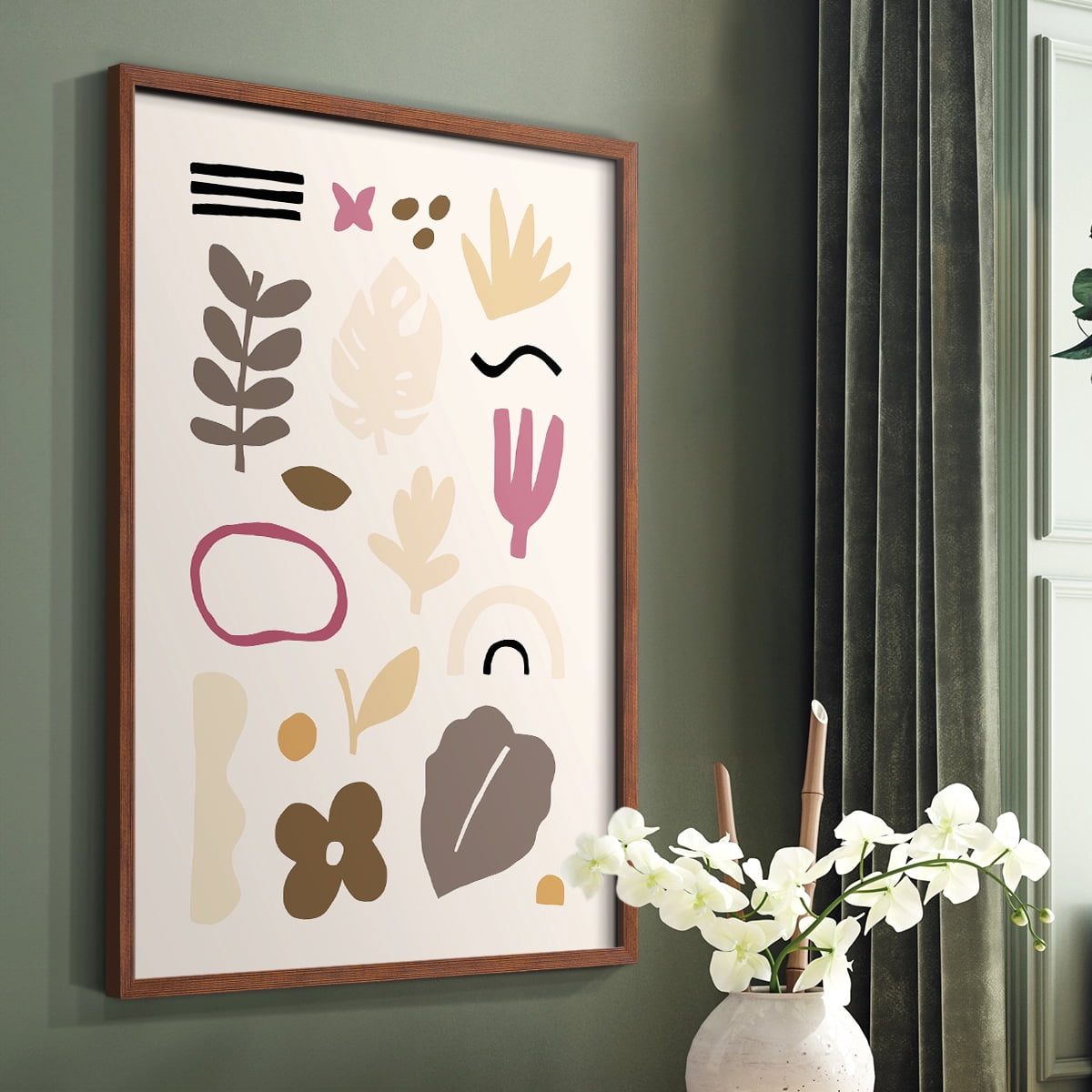 Matisse CCXL in Solid Wood 8 x 10 Framed Print