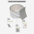 thumbnail image 2 of Mistaha Window Screen Repair Kit Tape 2x80 inch Strong Adhesive & Waterproof Fiberglass Covering Mesh, 2 of 8