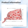 thumbnail image 4 of Yiaed Cute Mushroom1 Print Turban Hat for Women Men Comfortable Adjustable Cleaning Working Cap with Sweatband, 4 of 4
