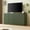 59.0"L + Green, variant on Modern Wavy Sideboard with 4 Doors - Curved Contour Storage Cabinet for Kitchen, Bedroom & Living Room,Walnut