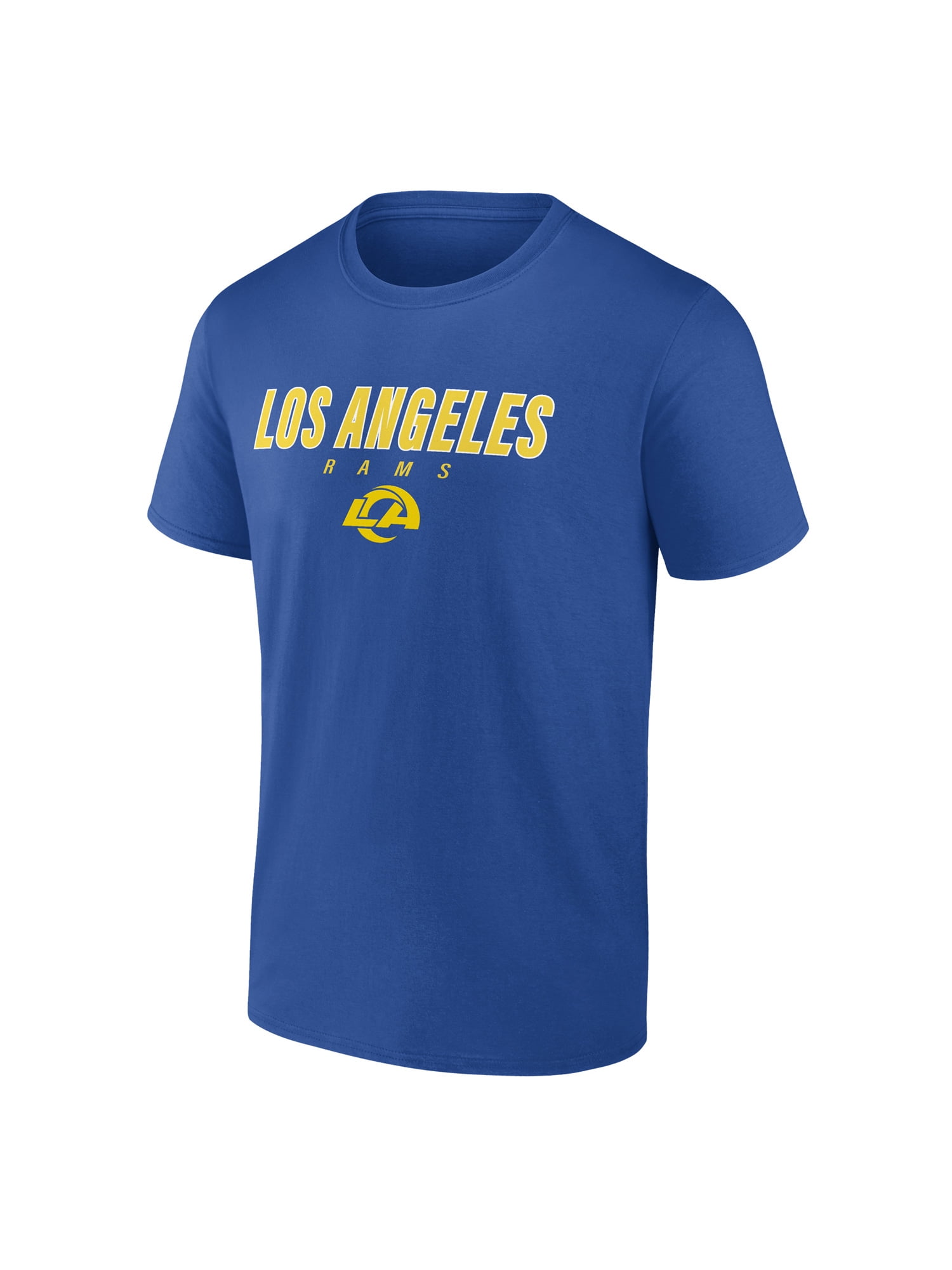 NFL Los Angeles Rams Men's Cotton Blue Short Sleeve T-Shirt