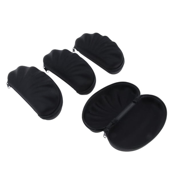 Estuche rígido para 4 gafas de sol portátiles Negro