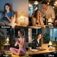 thumbnail image 3 of DAYBETTER Candle Warmer Lamp with Timer, Dimmable Adjustable Height Wax Warmer Lamp，Home Decor Wax Melter Light (2*50W GU10 Bulbs), 3 of 7