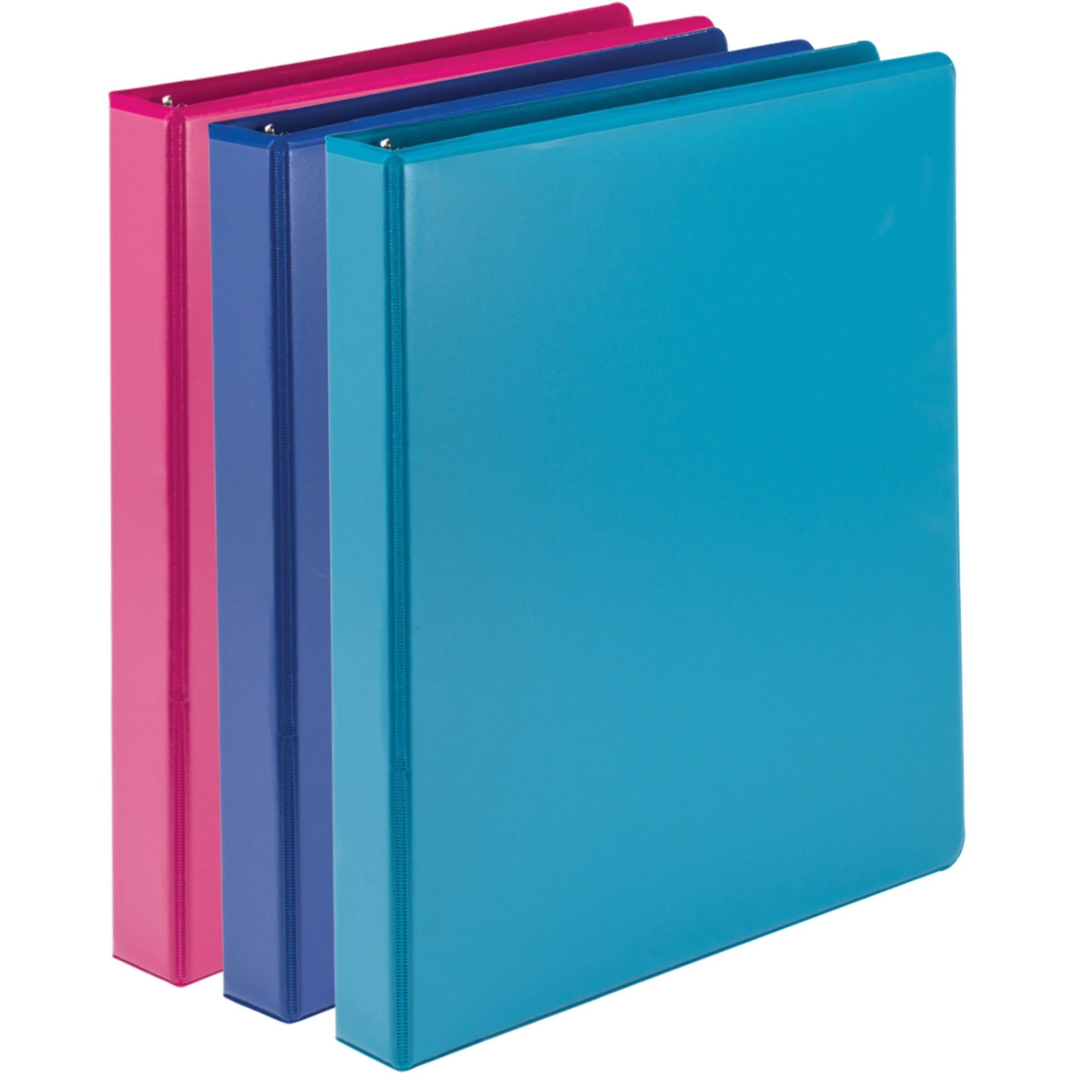 Eco-Friendly Samsill Earths Choice Fashion Assortment USDA Certified Biobased 2 Durable D-Ring View Binder 4 Pack MP46969