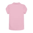 thumbnail image 6 of snilers Boys School Uniform Short Sleeve Shirt V Neck Collared Pique Golf Shirts Kids Casual Soft Summer Tops 5-15 Years, 6 of 7