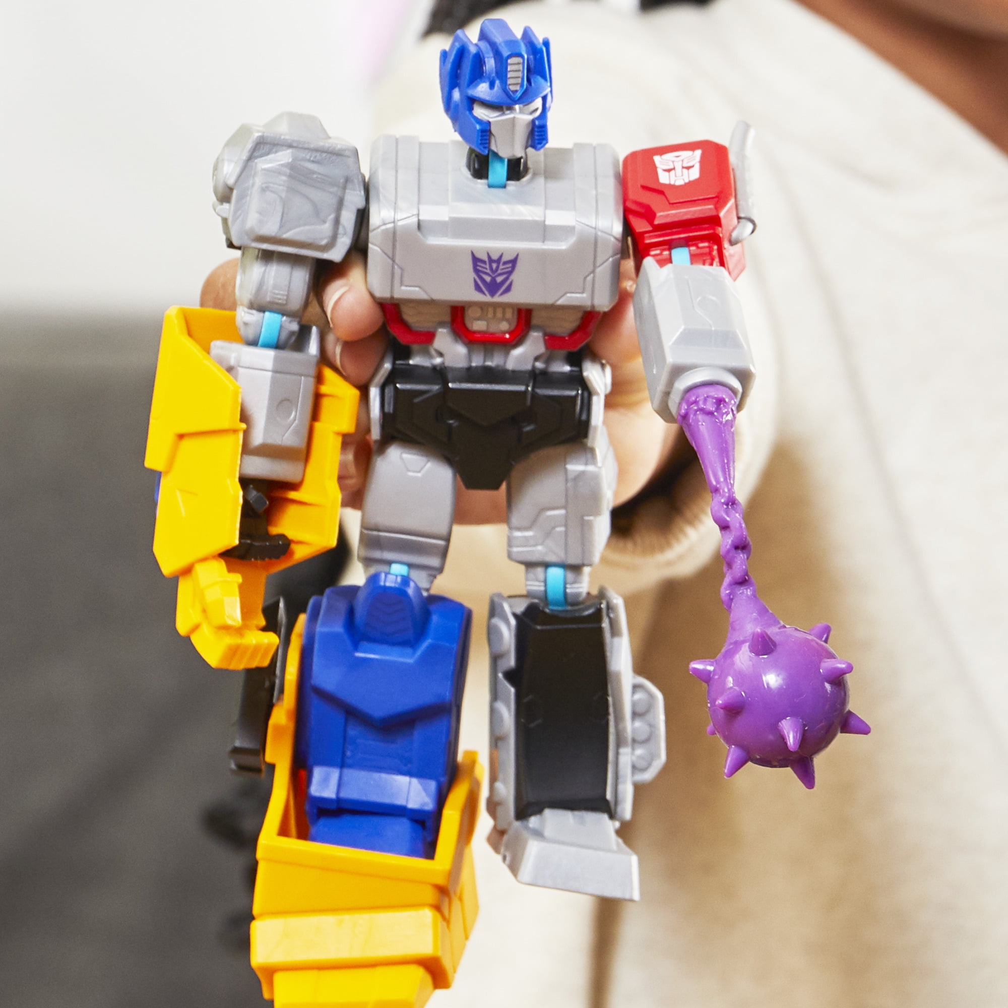 MixMashers Transformers Optimus Prime Toy, 5” (12 cm) Mix-&-Match Deluxe Figure, 4+